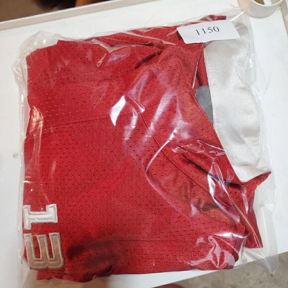 Vtg Nike Jersey Mens Large Red United Ballers Steve Nash 13 Warm Up Button Front - Picture 10 of 10